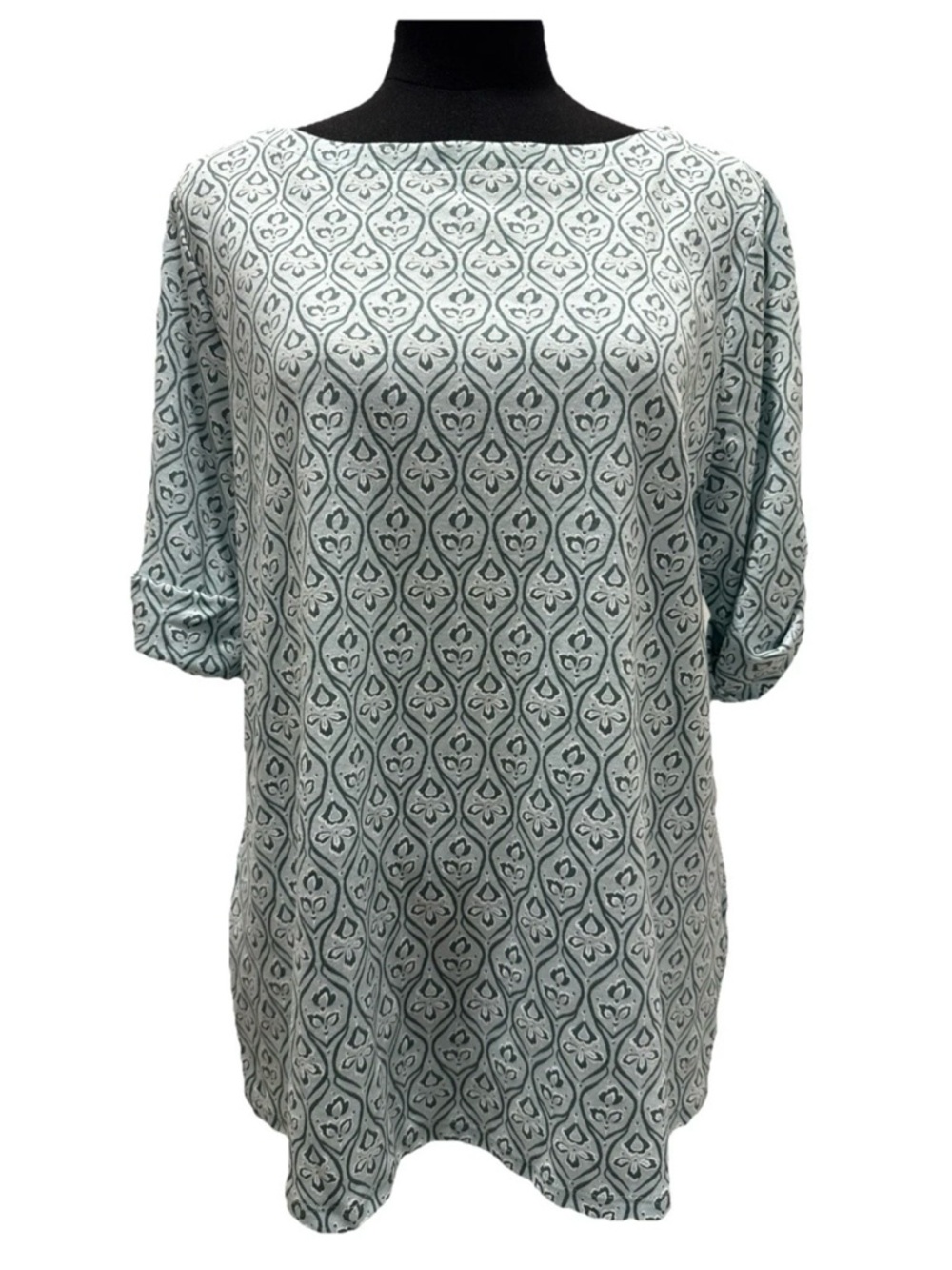 Style & Co. Women’s “Minty Turquoise” Short Sleeve Top, Size 1X, NWT
